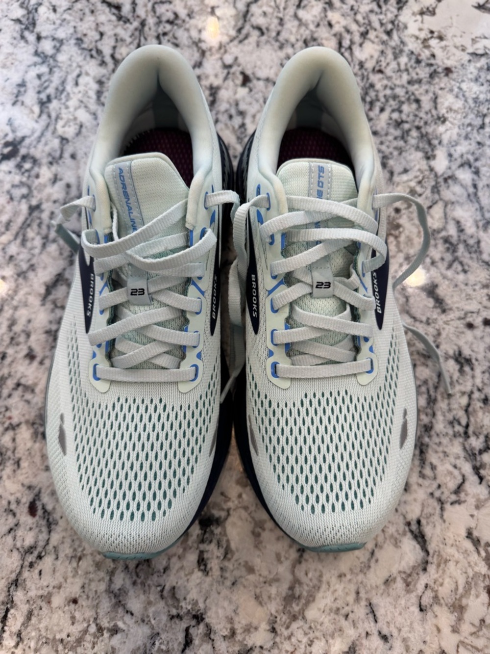Brooks Adrenaline GTS 23 Running Shoes Women’s Size 9.5 Blue & Aqua Sneakers - Picture 3 of 6